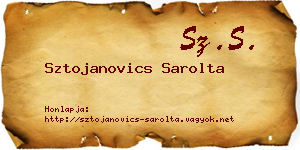 Sztojanovics Sarolta névjegykártya